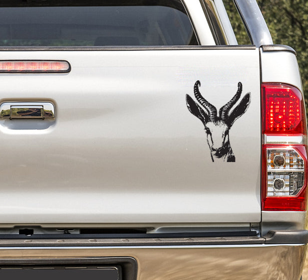 Springbok Kop Vinyl Decal Stickers