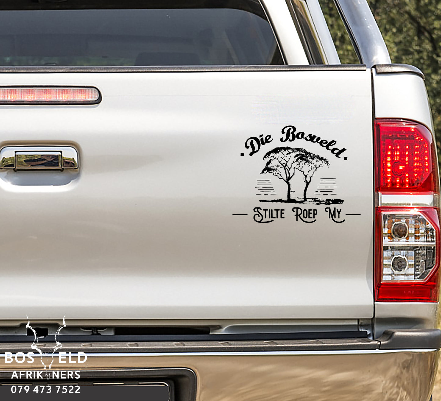 Die bosveld stilte roep my #2 Vinyl Decal Sticker