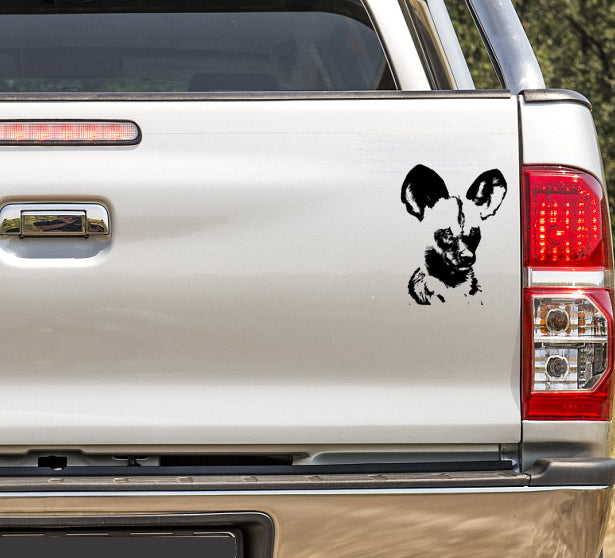 Wild dog - Wildehond vinyl decal Sticker