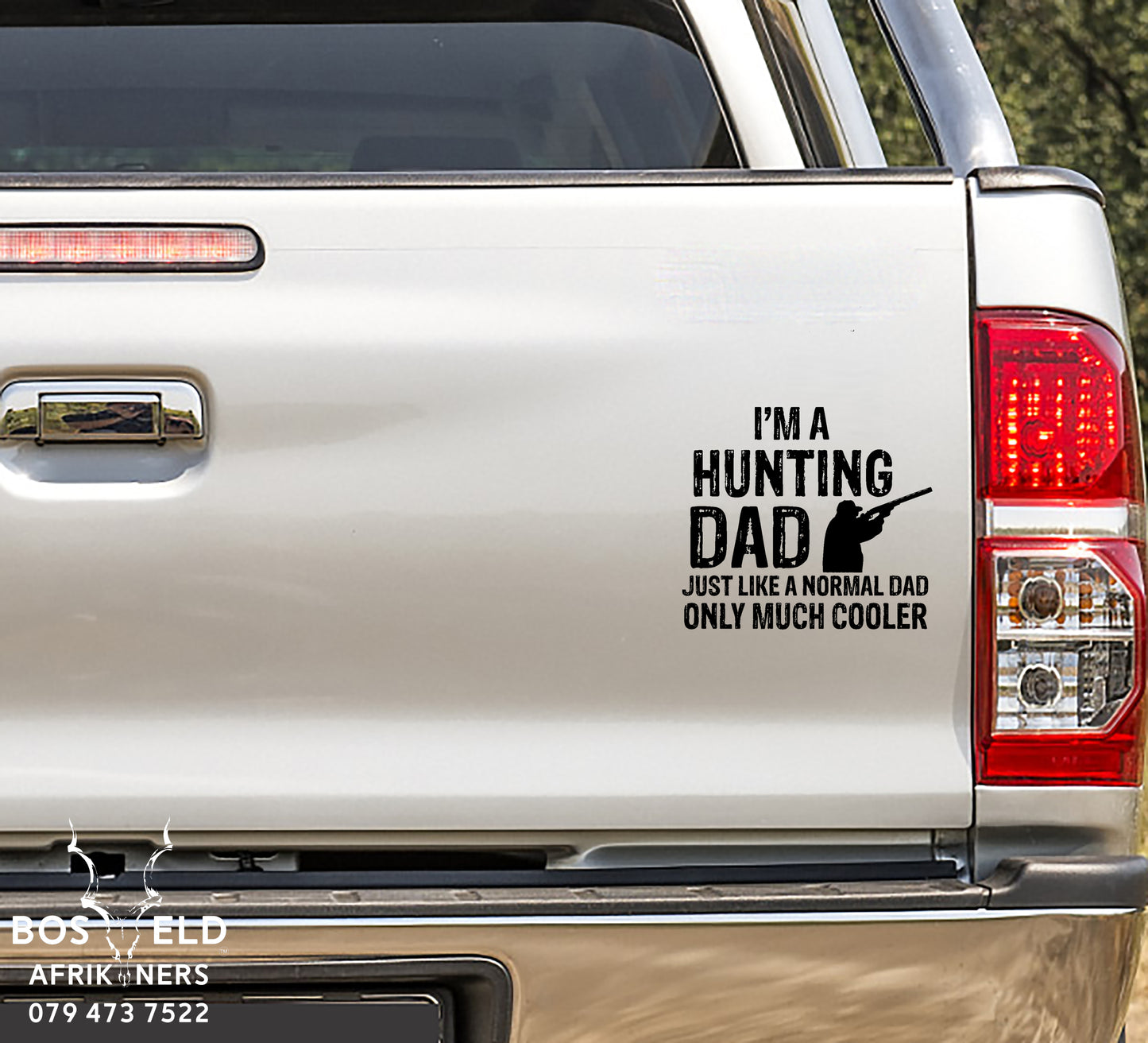 I am a Hunting Dad Vinyl Decal Sticker