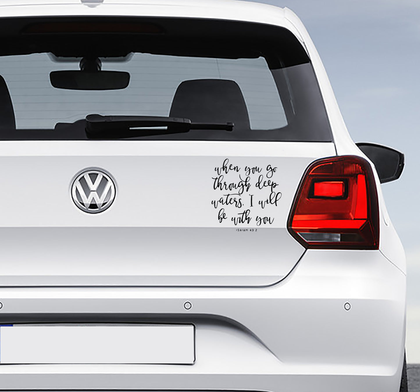 When you go through deep waters