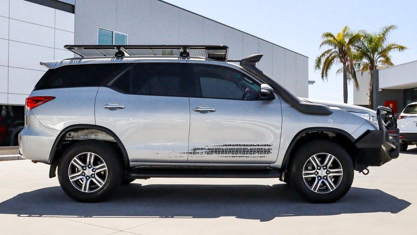 Tyre Skid Marks V1 Toyota Fortuner SUV Vinyl Sticker Graphics Kit SA