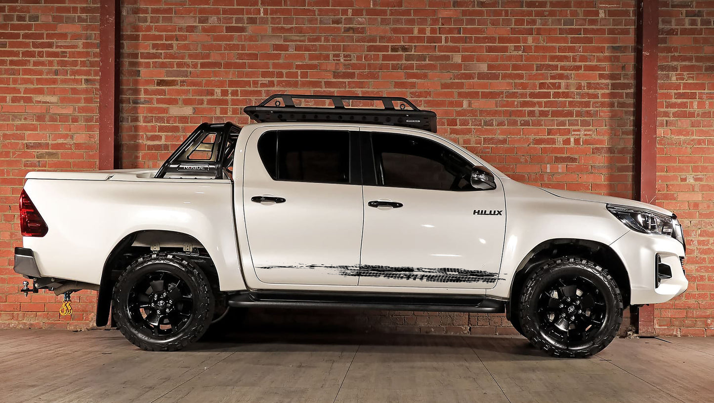 Tyre Skid Marks V4 Toyota Hilux Bakkie Vinyl Sticker Graphics Kit SA