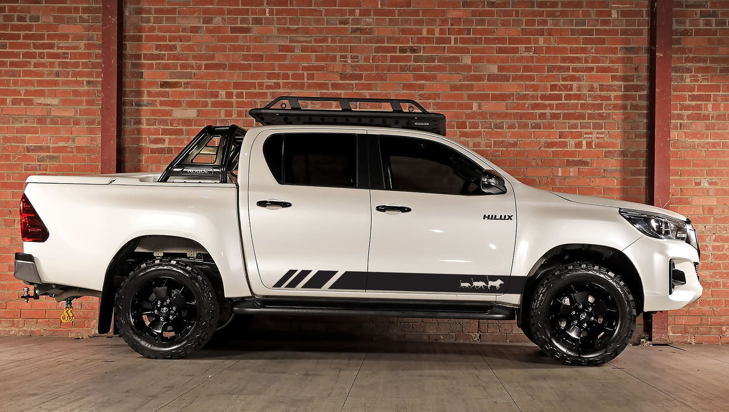 Warthog Vlakvark Toyota Hilux Bakkie Vinyl Sticker Graphics Kit SA