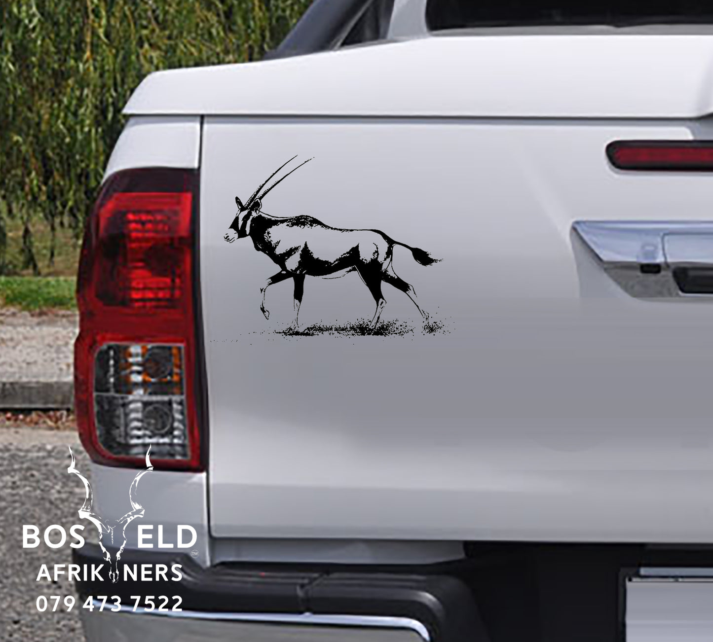 Gemsbok Body Vinyl Sticker Decal