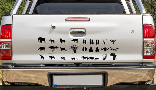 African Combo Vinyl Decals Stickers