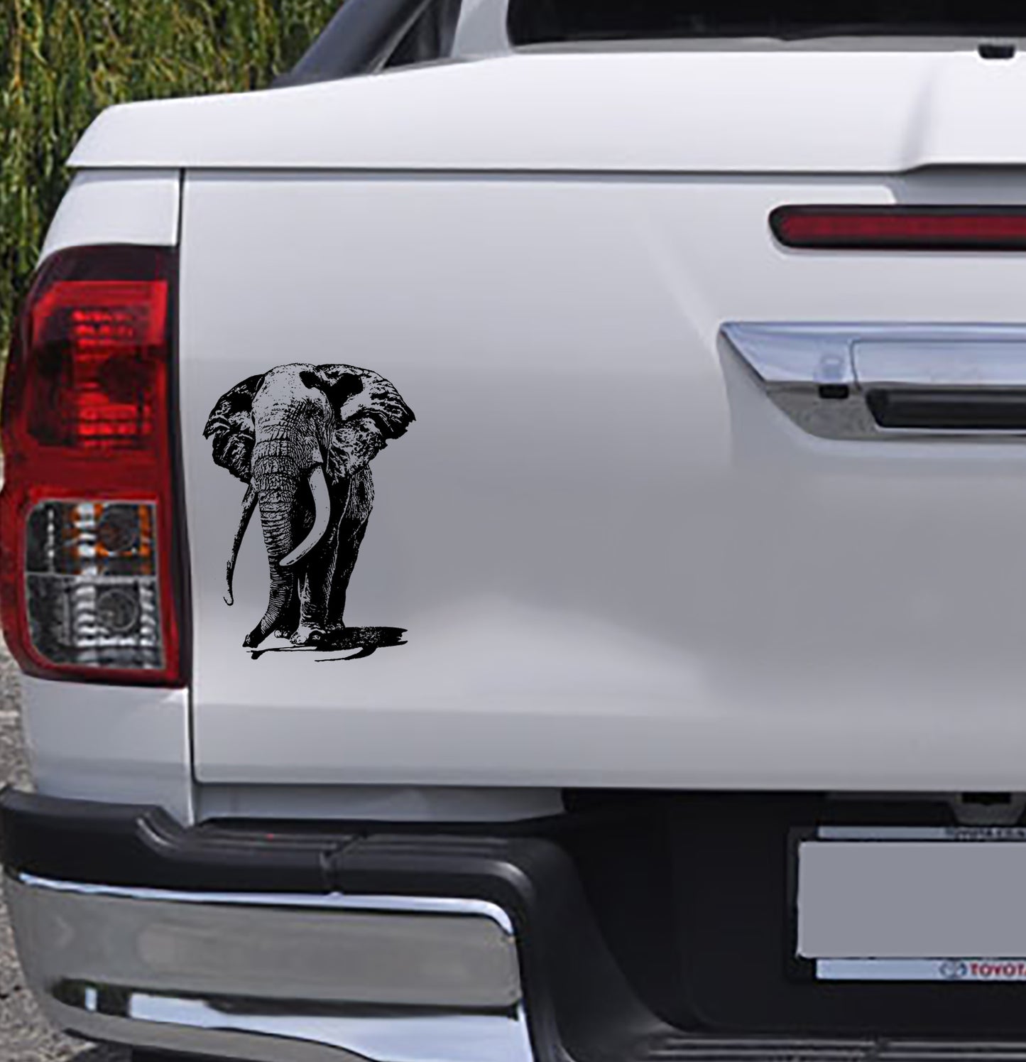 African Olifant Elephant #2 Vinyl Decal Sticker