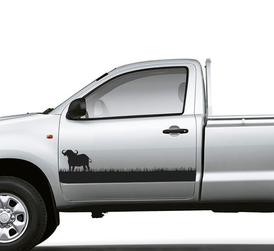 Buffalo Side Door Vinyl Decal Sticker