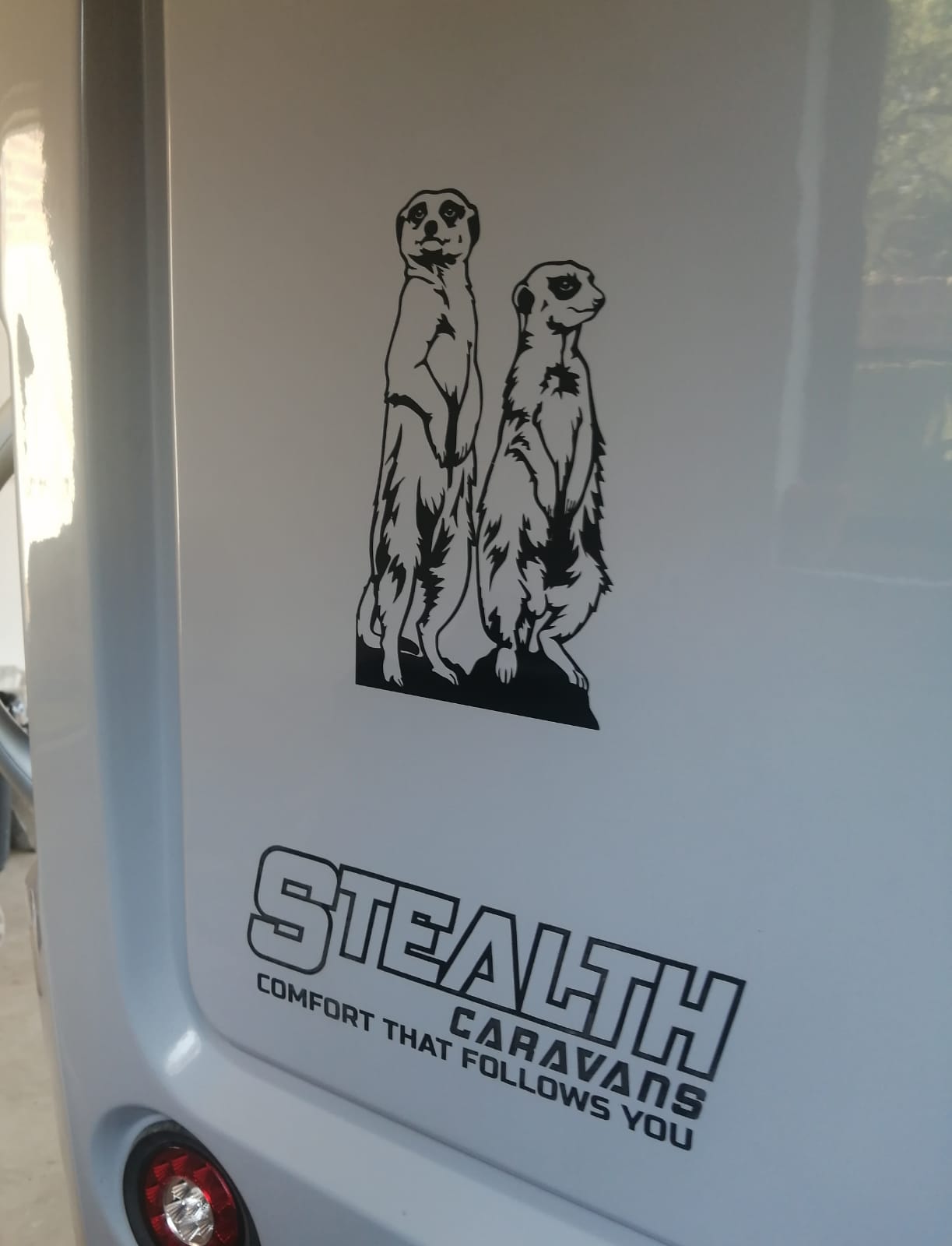 Meerkat Suricata on Rock #1 Bakkie Car Vinyl Decal Sticker Art
