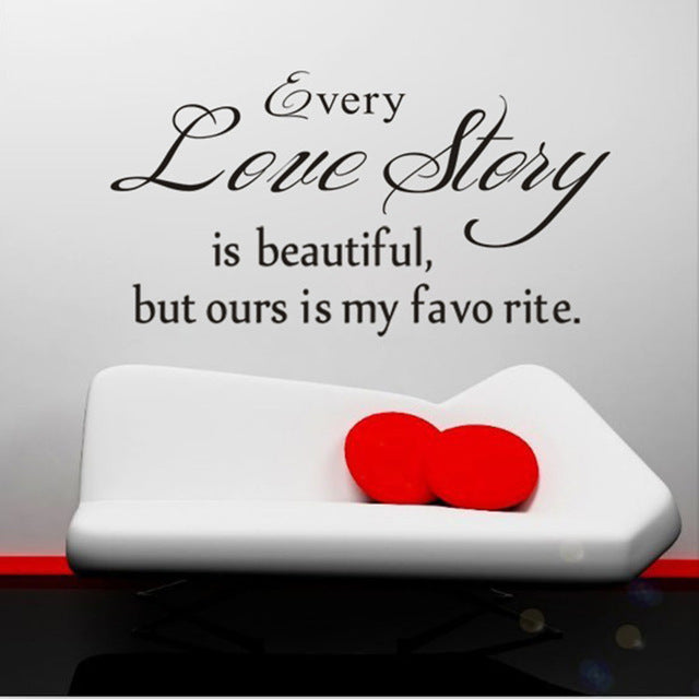 Art Words Quote Wall Sticker Family Quotes Wall Decal Home Decoration Bedroom Removable Vinyl Adesivo De Parede 12Style Choose