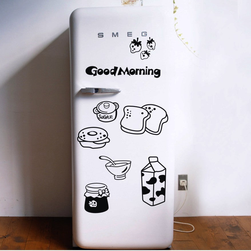 Large size 150 x 85cm fridge wall decals vinyl waterproof stickers kitchen wall decor decals Gauteng