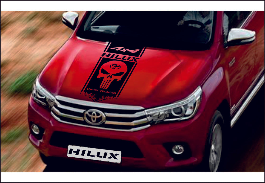 Toyota Hood bonnet Vinyl Decals Stickers Gauteng Pretoria 300mm-800mm