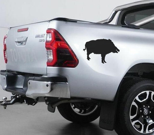 American Bushpig Bosvark Bakkie Car Wall Vinyl Decal Sticker Art