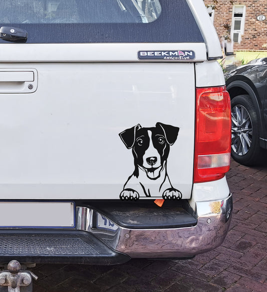 Jack Russel Dog Hond V3 Car Wall Decal Sticker Art South Africa