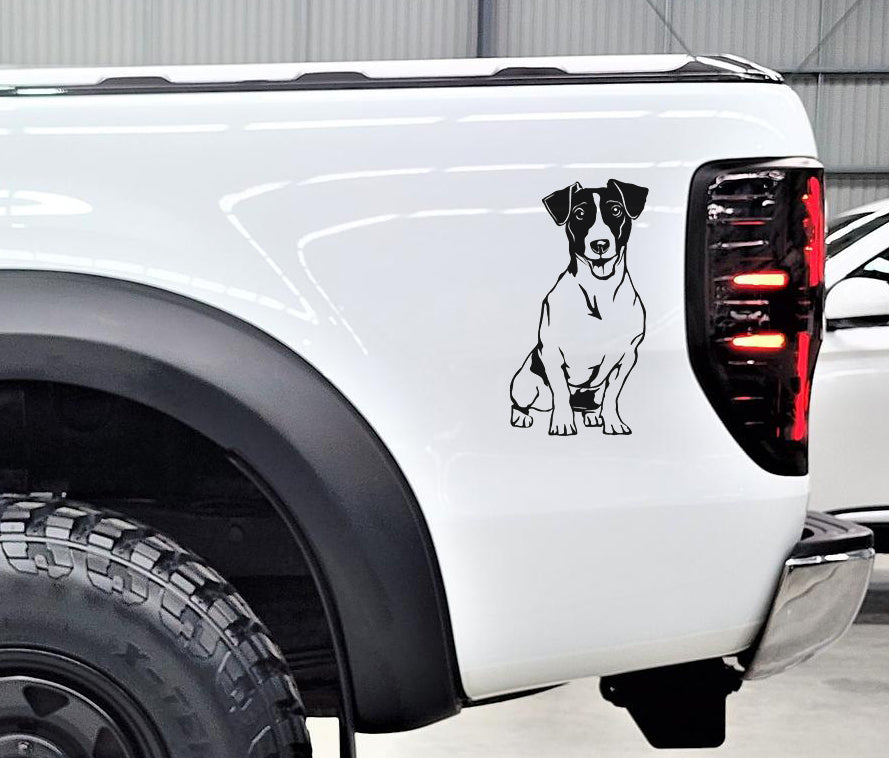 Jack Russel Dog Hond V4 Car Wall Decal Sticker Art South Africa