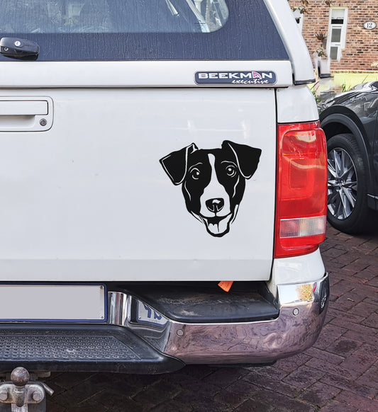 Jack Russel Dog Hond V5 Car Wall Decal Sticker Art South Africa