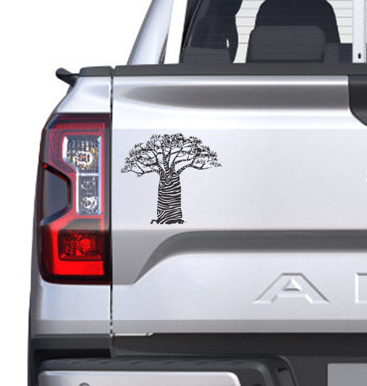 African Zebra Baobab Tree Boom V12 Car Wall Decal Sticker Art South Africa