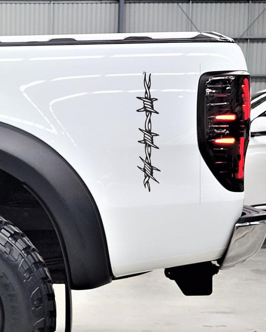 Barbwire Doringdraad Boer Bakkie Car Vehicle Vinyl Decal Sticker Art