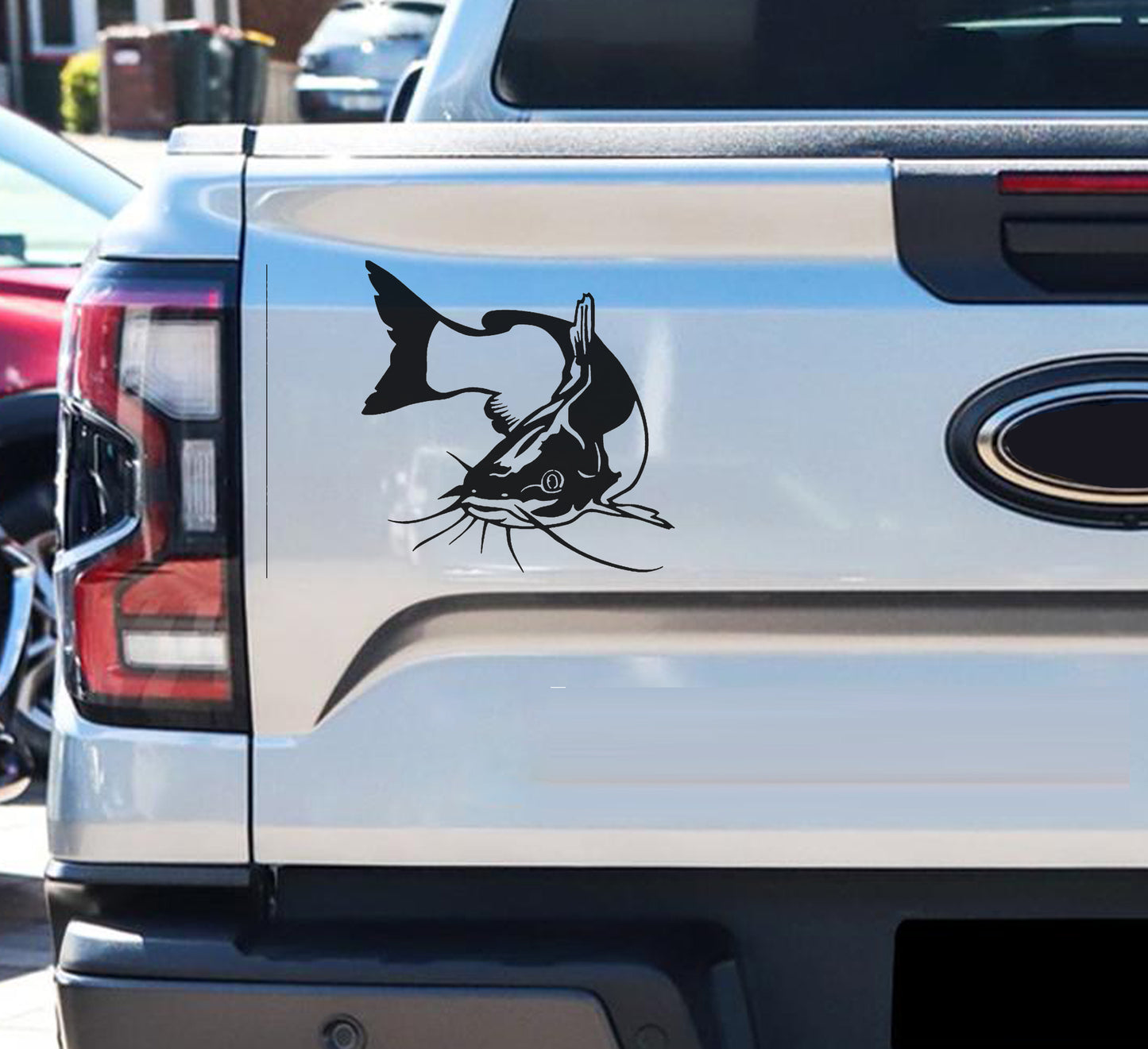 Catfish Barbel Fish Vis Bakkie Car Wall Vinyl Decal Sticker Art