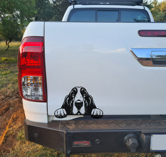 Basset Hound Dog Hond V1 Wall Decal Sticker Art South Africa