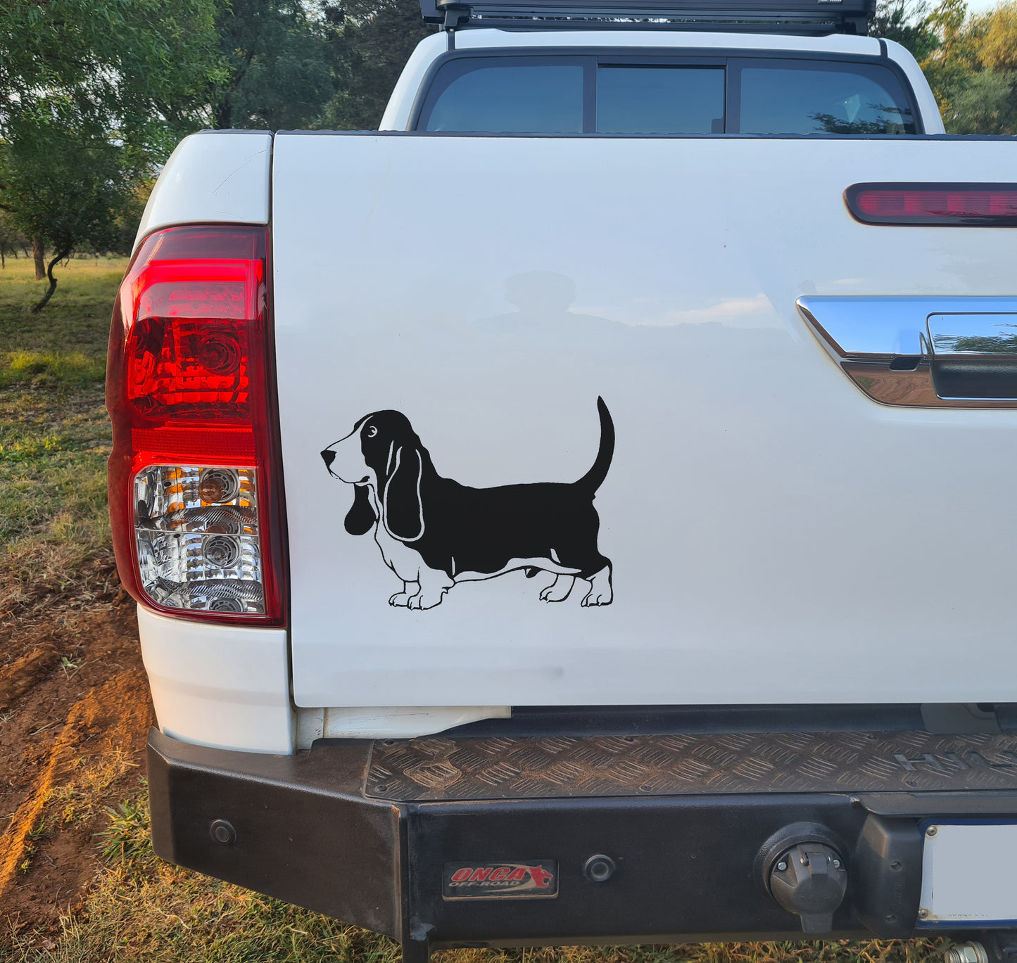 Basset Hound Dog Hond V3 Wall Decal Sticker Art South Africa