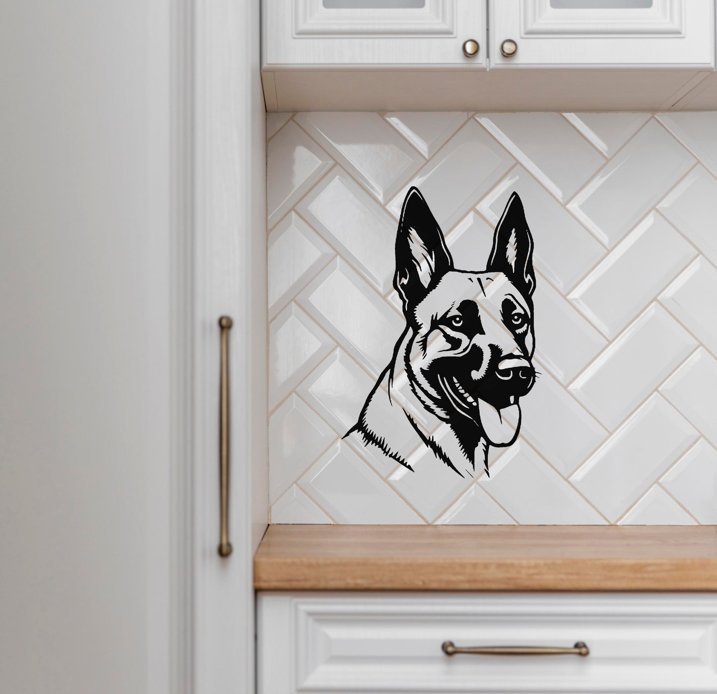 Belgian Malinois V1 Car Wall Decal Sticker Art South Africa