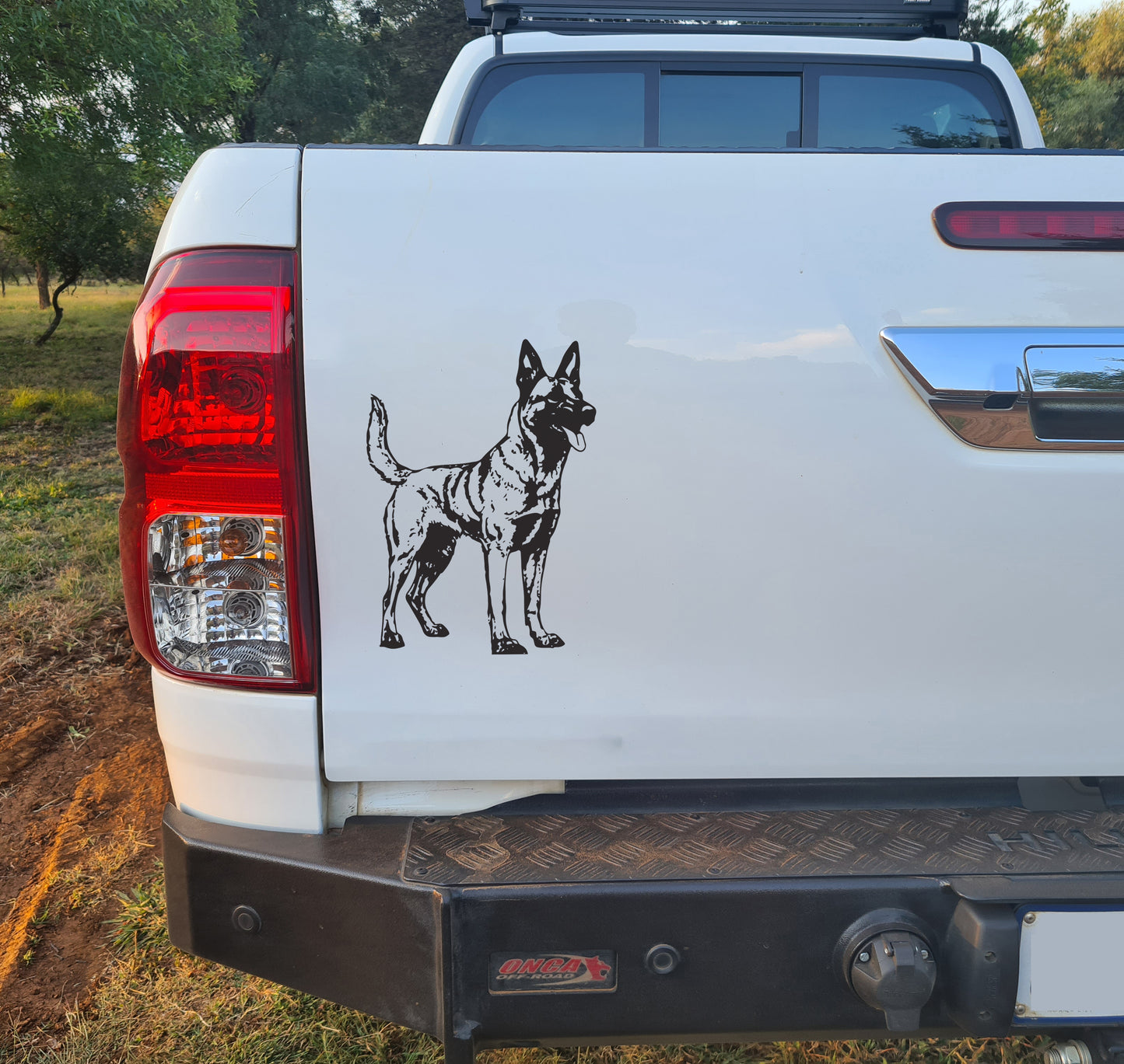 Belgian Malinois V3 Car Wall Decal Sticker Art South Africa