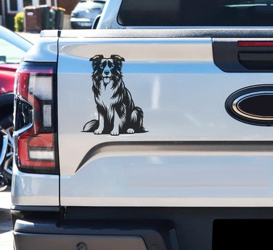 Border Collie Skaaphond Dog Hond V2 Car Wall Decal Sticker Art South Africa
