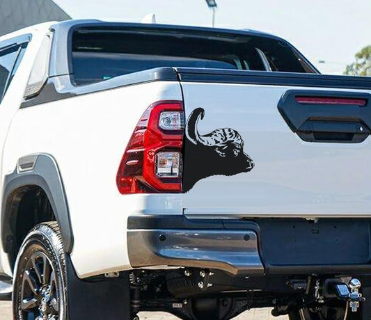 Cape Buffalo Buffel Bakkie Car Vinyl Decal Sticker SA