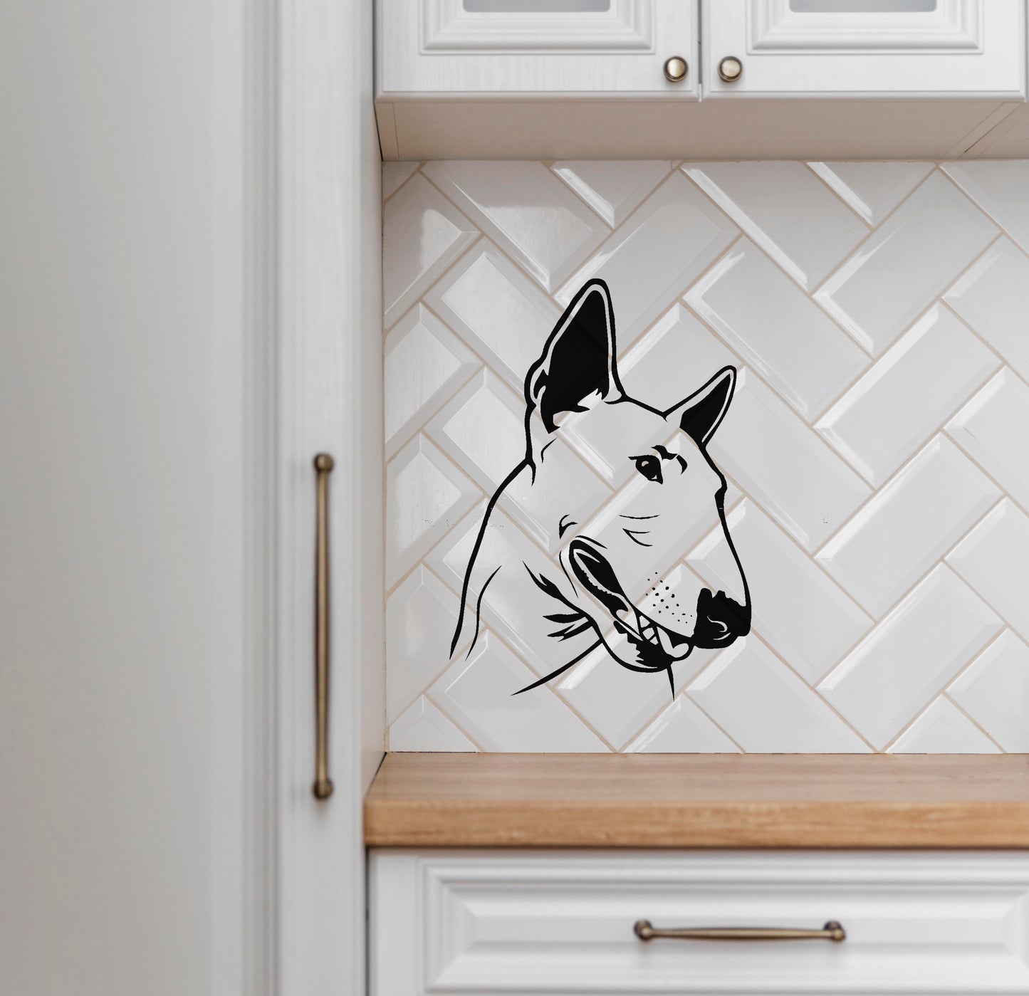 Bull Terrier Vark Hond Dog V2 Car Wall Decal Sticker Art South Africa