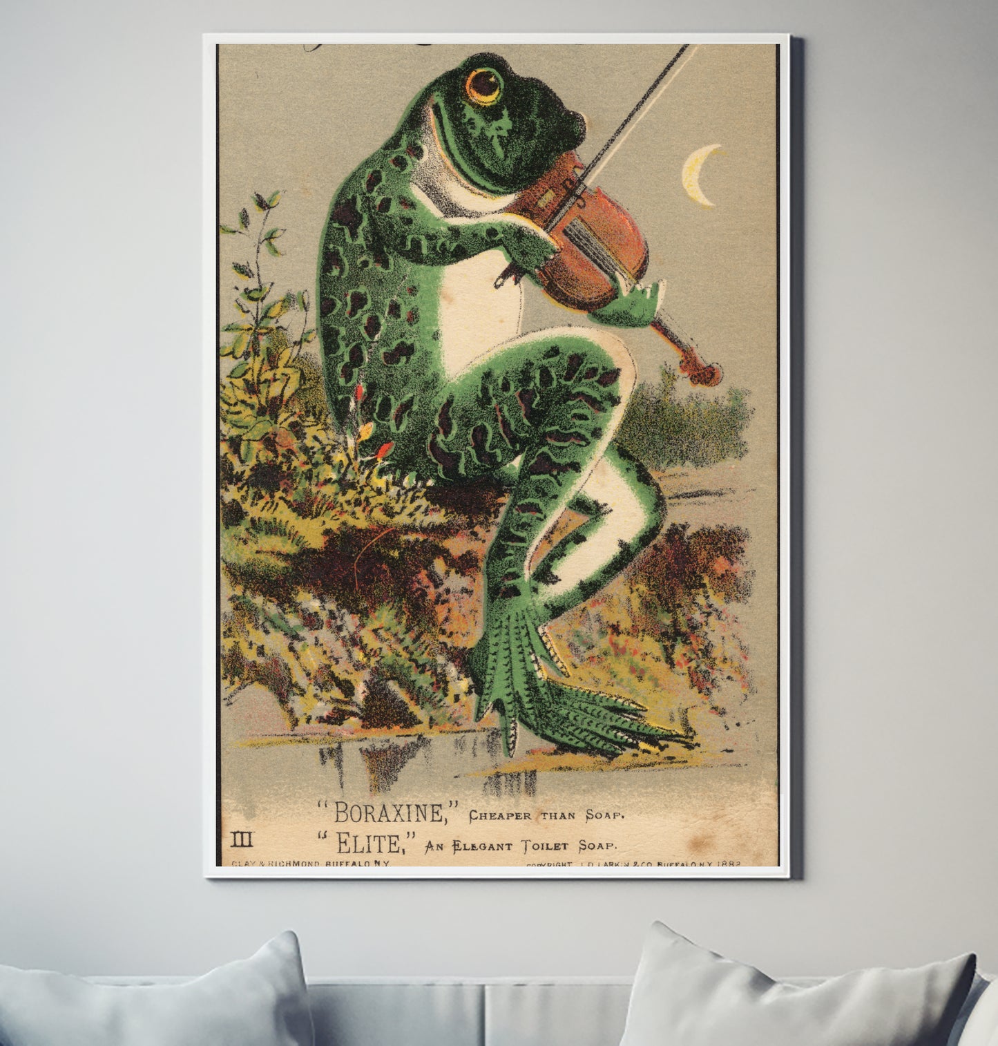 Cheaper Than Soap Frog Vintage Retro Decor Poster Wall Art South Africa