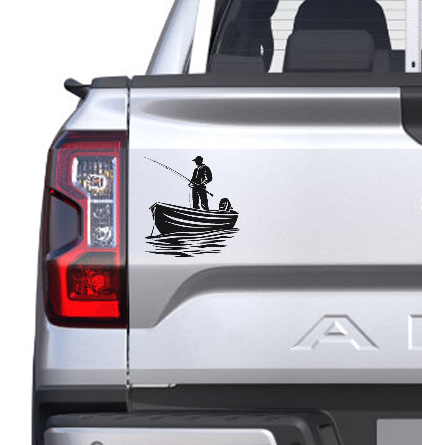 Fishing Visvang Boat Boot V5 Car Wall Decal Sticker Art South Africa