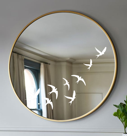 Flock Of Birds Voëls Home Wall Decor Decal Vinyl Sticker Art SA