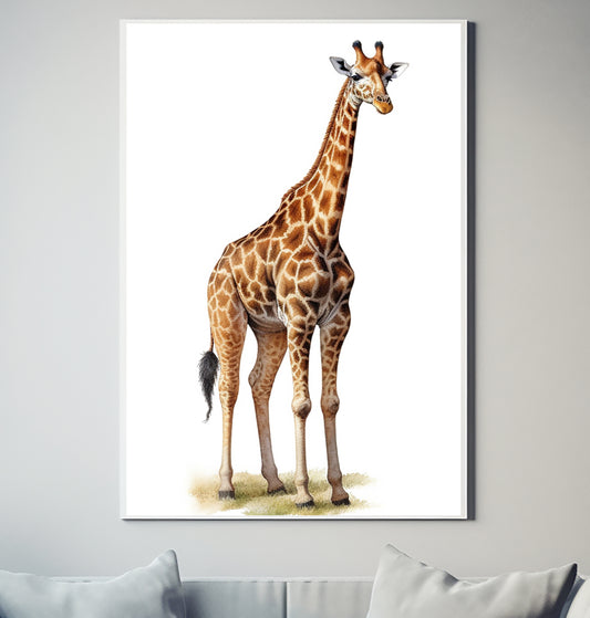 Copy of Giraffe Kameelperd V6 Wildlife Decor Poster Wall Art