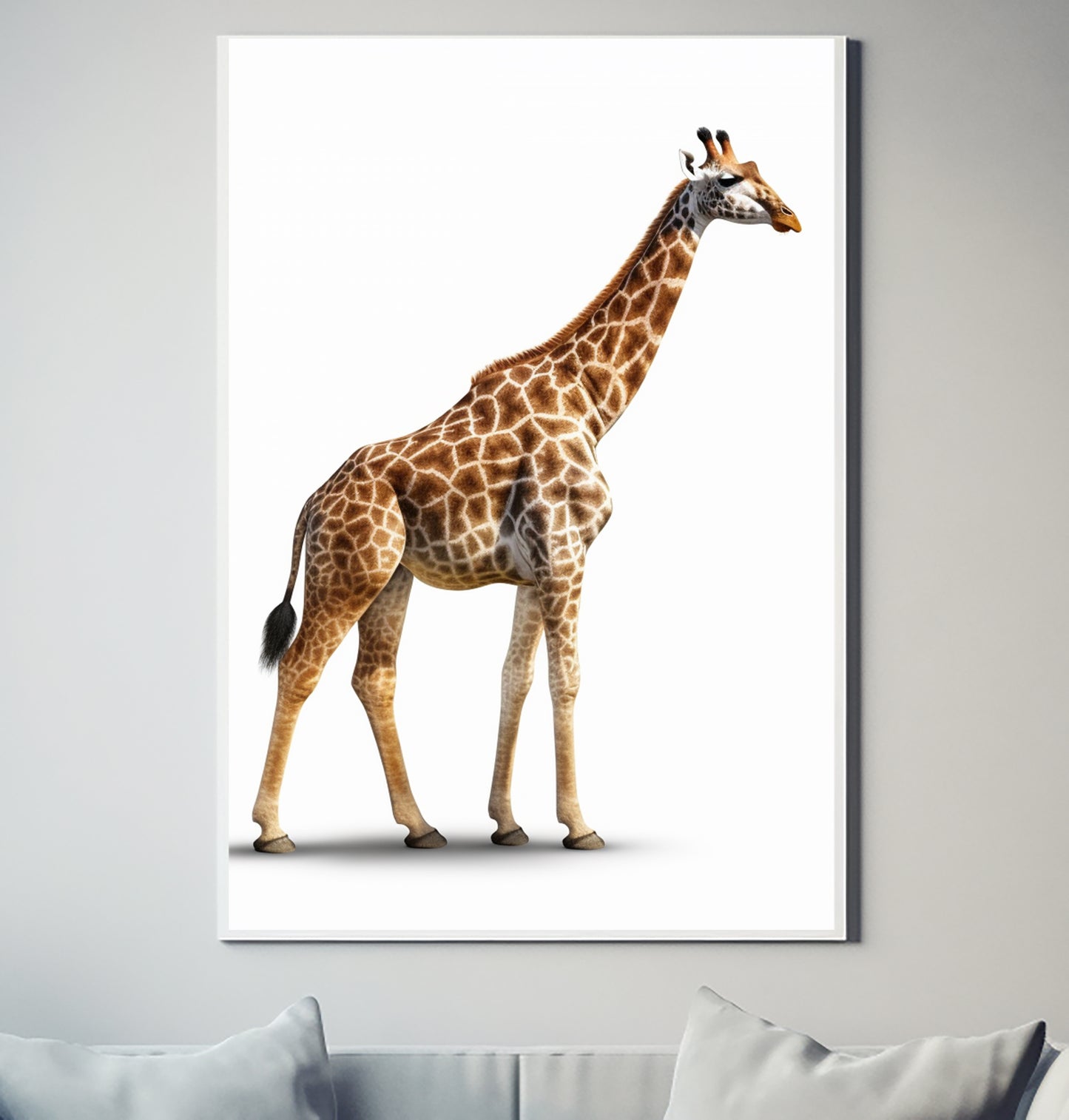 Giraffe Kameelperd V7 Wildlife Decor Poster Wall Art