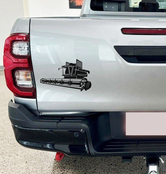 Harvester Strooper Boer Bakkie Car Wall Vinyl Decal Sticker Art