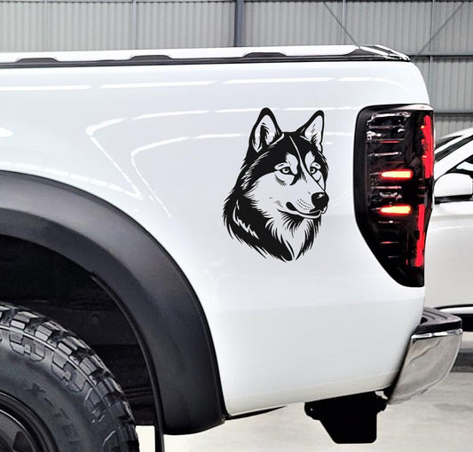 Husky Dog Hond V4 Wall Decal Sticker Art South Africa