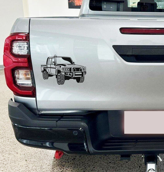 Land Cruiser Boer Bakkie Car Wall Vinyl Decal Sticker Art