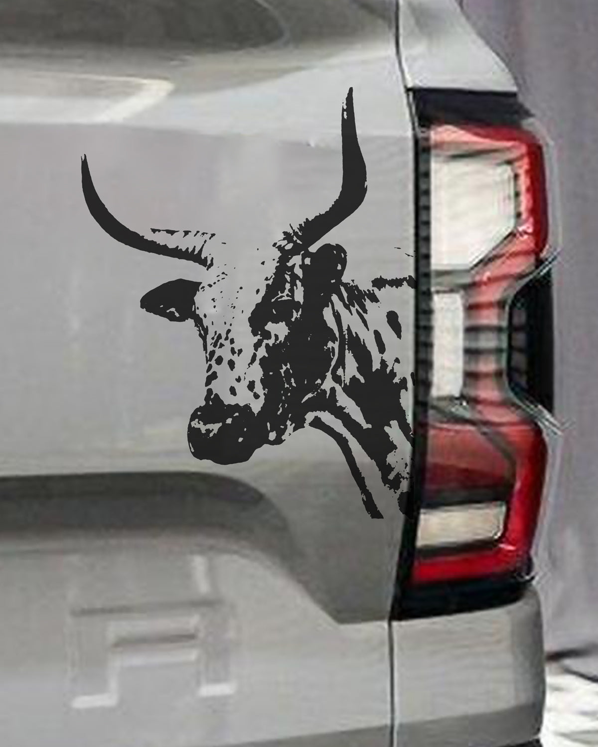 Nguni Cattle Bull Bees Bakkie Car Vehicle Vinyl Decal Sticker Art