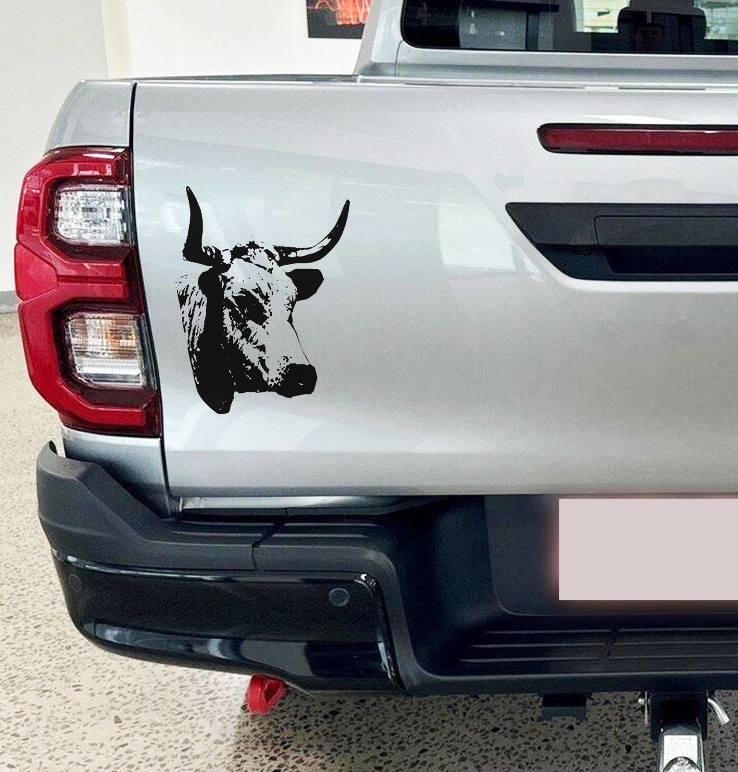 Nguni Head Kop Boer Bakkie Car Wall Vinyl Decal Sticker Art