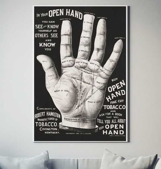 Open Hand Vintage Retro Decor Poster Wall Art South Africa