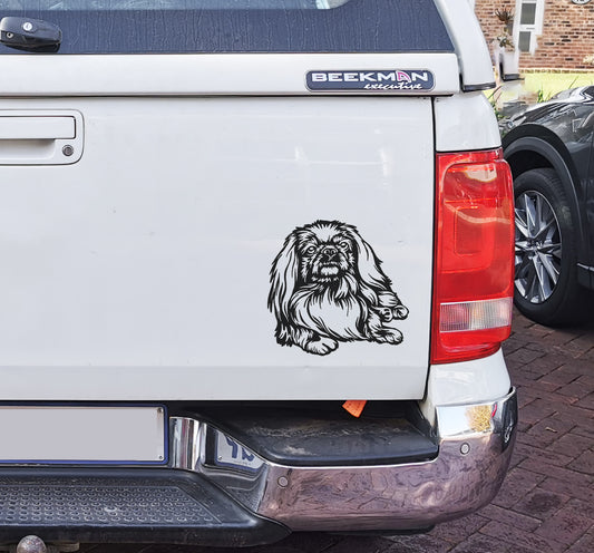 Pekingese Dog Hond Car V3 Wall Decal Sticker Art South Africa