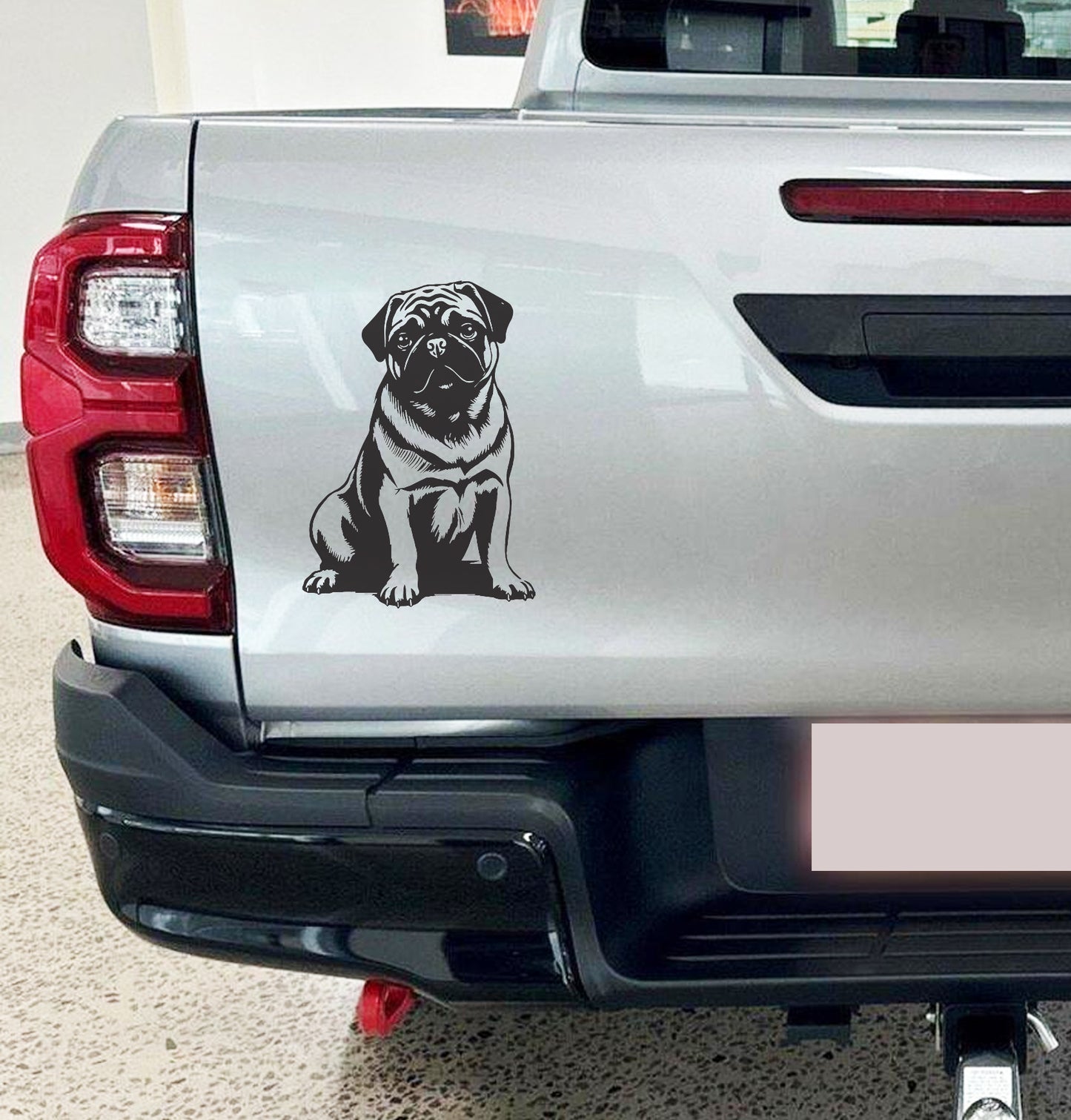 Pug Dog Hond V3 Wall Decal Sticker Art South Africa