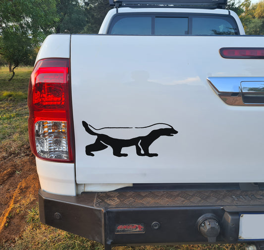 Ratel African Honeybadger Bakkie Car Vehicle Vinyl Decal Sticker Art