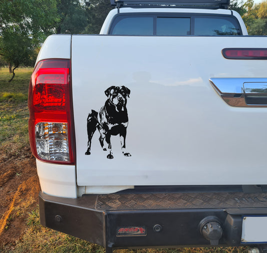 Rottweiler Hond Dog V3 Car Wall Decal Sticker Art South Africa