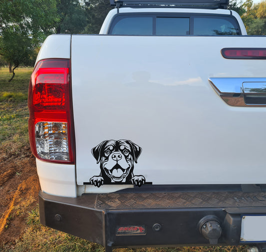 Rottweiler Hond Dog V4 Car Wall Decal Sticker Art South Africa