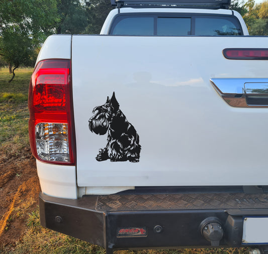 Scottie Scottish Terrier Dog Hond V4 Wall Decal Sticker Art South Africa