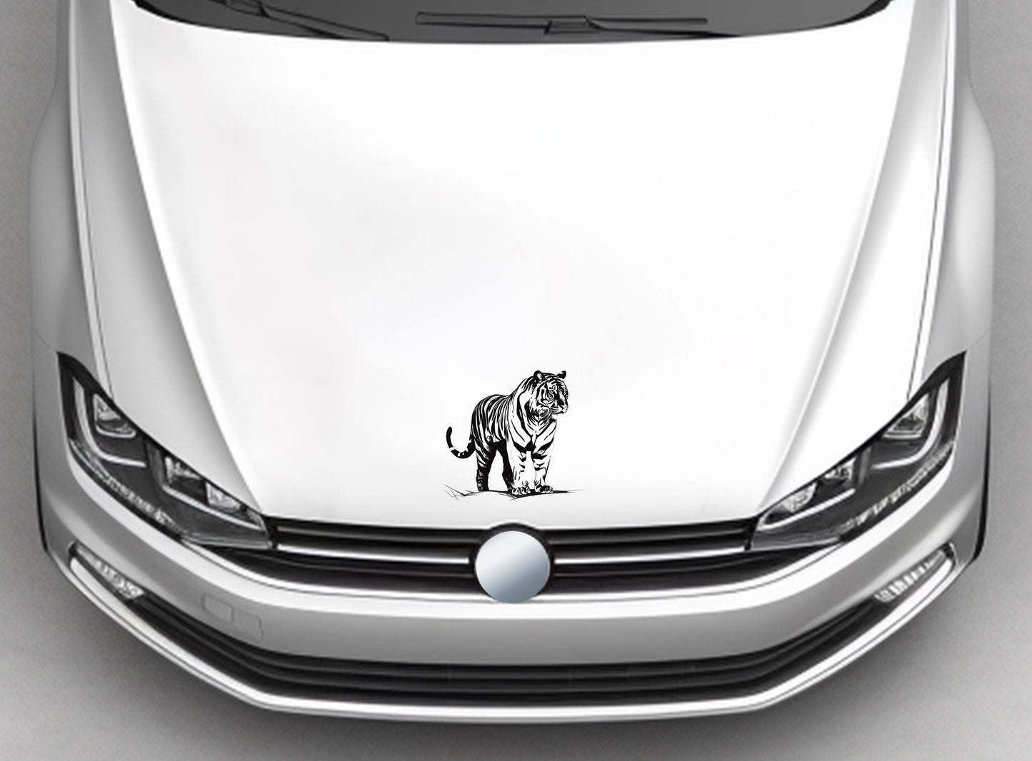Tiger #16 VW Volkswagen Polo Vivo Accessories Decal Sticker