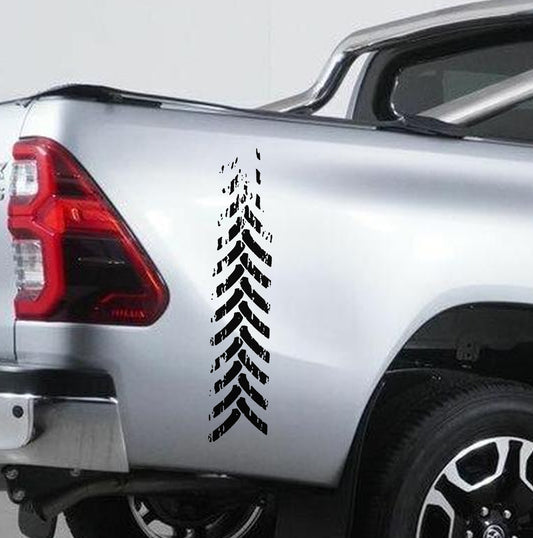 Trekker Spore Tracktor Tracks Boer Bakkie Car Wall Vinyl Decal Sticker Art