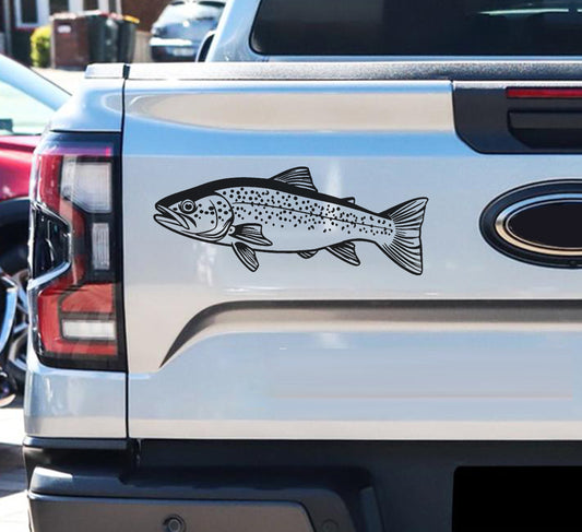 Trout Forel Fish Vis Bakkie Car Wall Vinyl Decal Sticker Art